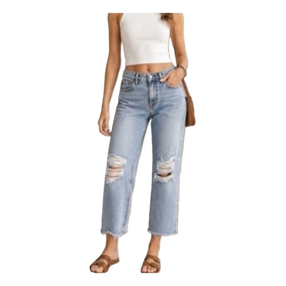 BDG Urban Outfitters Jeans Womens Size 31 Distressed High Rise Boho Light Wash